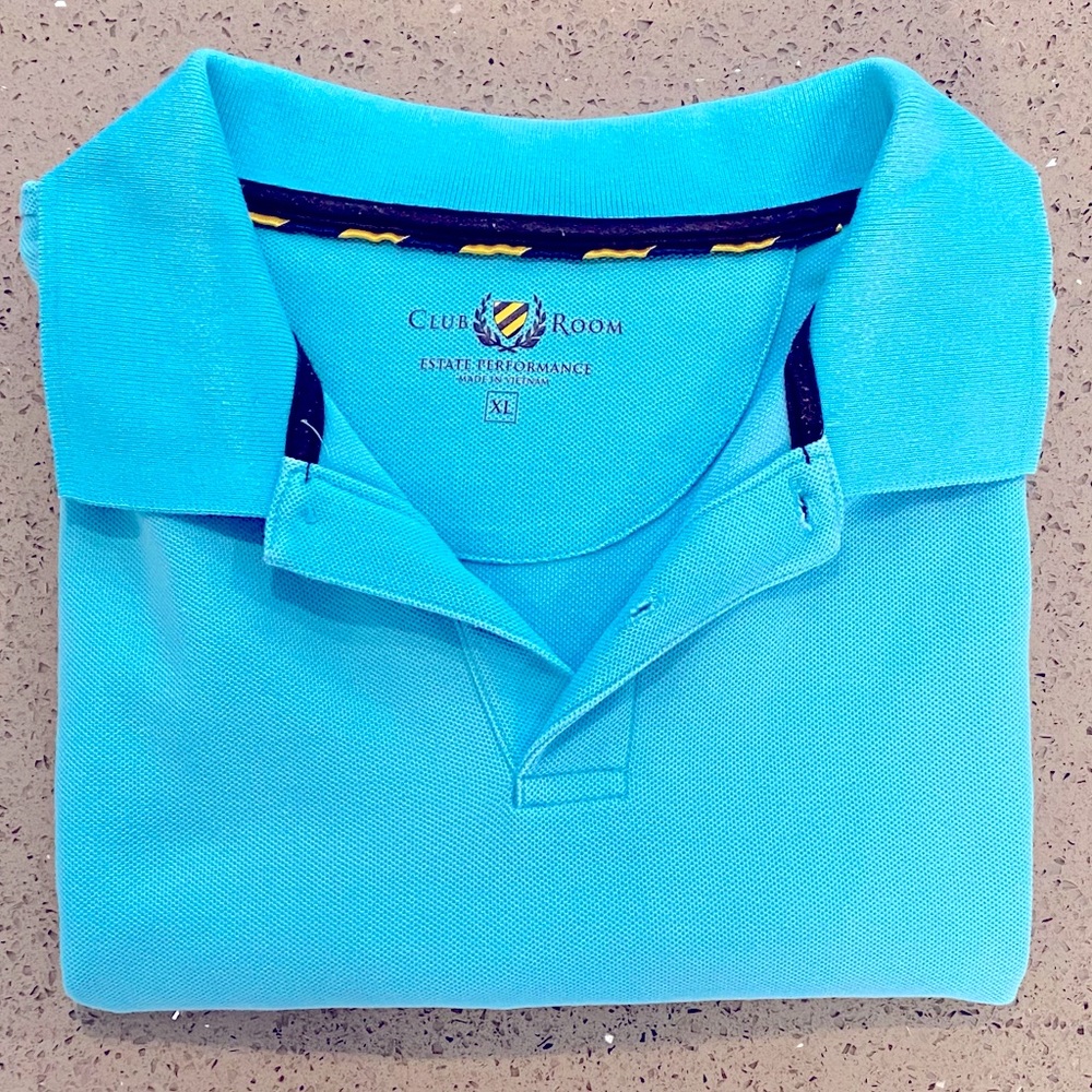 Men’s Club Room Sky Blue Polo Shirt